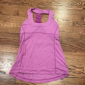 Lululemon purple/pink tank top.